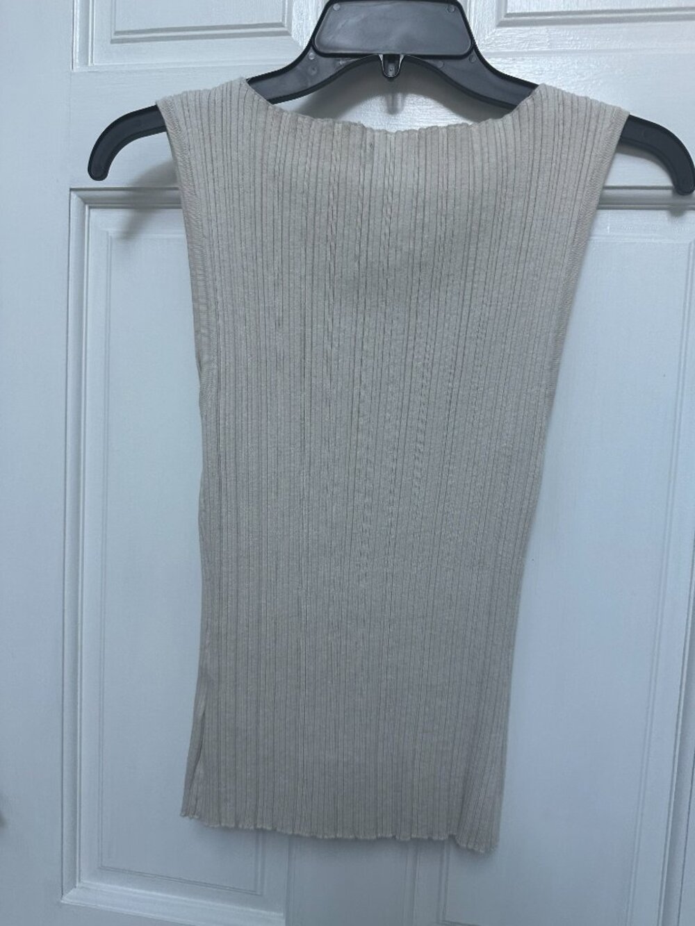 Quince Cotton Cashmere Ribbed Tank - Picture 4 of 4